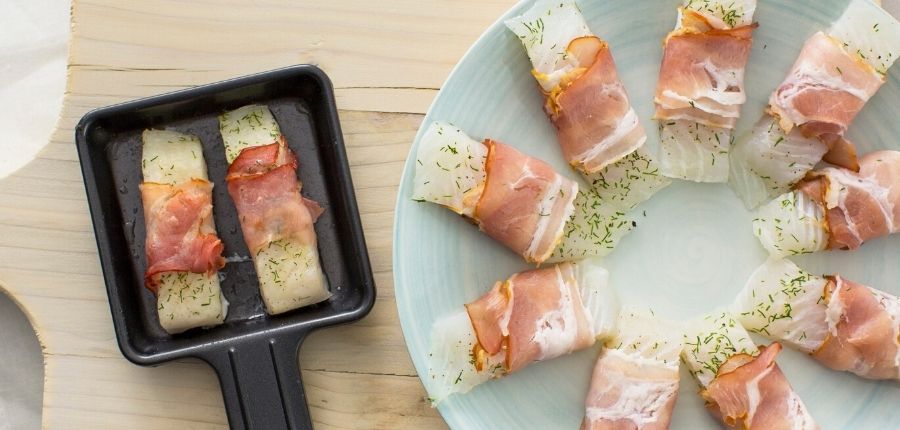 Gourmet recept: vis met spek