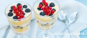 Vlaflip met fruit