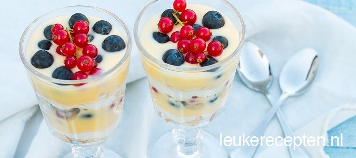 Vlaflip met fruit