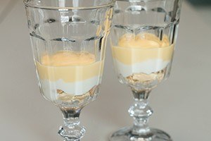 Vlaflip met fruit stap 2