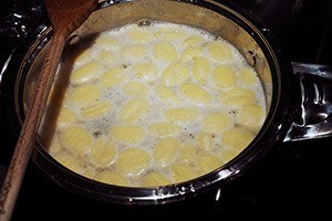 gnocchi roerbak stap 1