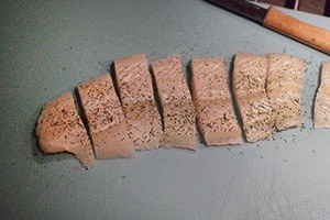 gourmet vis met spek stap 1