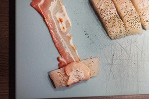 gourmet vis met spek stap 2