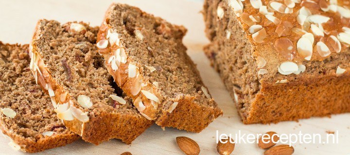 Speculaas bananenbrood met amandelen