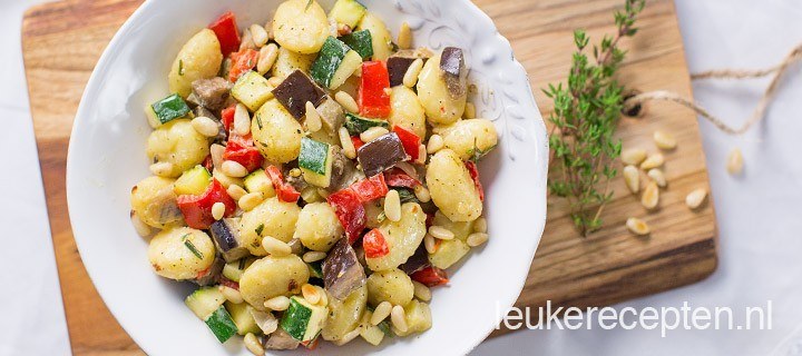 Italiaanse gnocchi roerbak