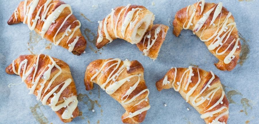 Croissantjes met appel