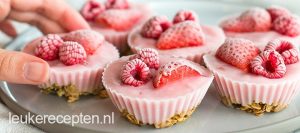 Frozen yoghurt ontbijtmuffins