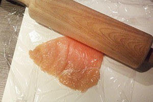 kip cordon bleu stap 1