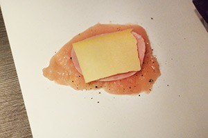 kip cordon bleu stap 2