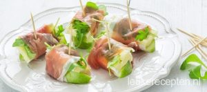 spiesjes met appel en brie