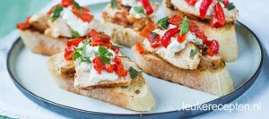 bruschetta met kip