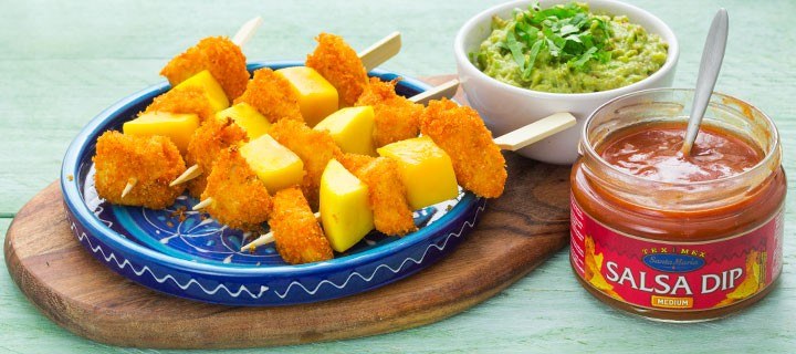 crispy chicken spiesjes