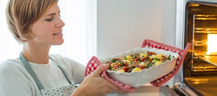 ovenschotel met aardappels en sperziebonen 03