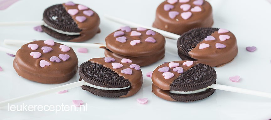 Oreo valentijn pops