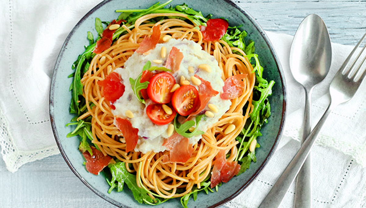 Pasta met romige bloemkoolsaus