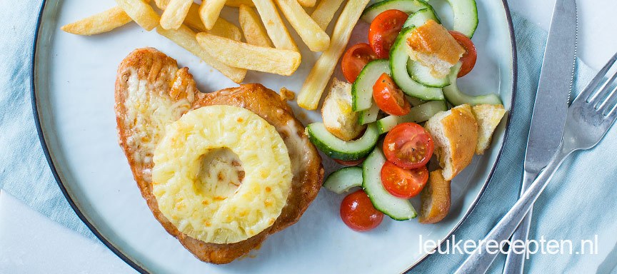 Hamlap met ananas