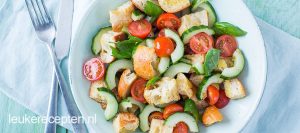 panzanella-met-komkommer - www.leukerecepten.nl
