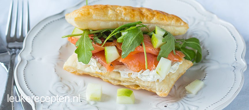 Zalm tompouce