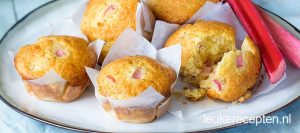 rabarber-muffins - www.leukerecepten.nl