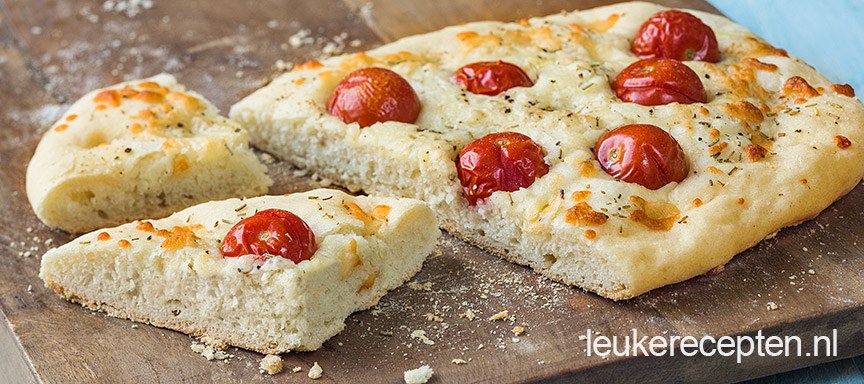 Focaccia van de BBQ
