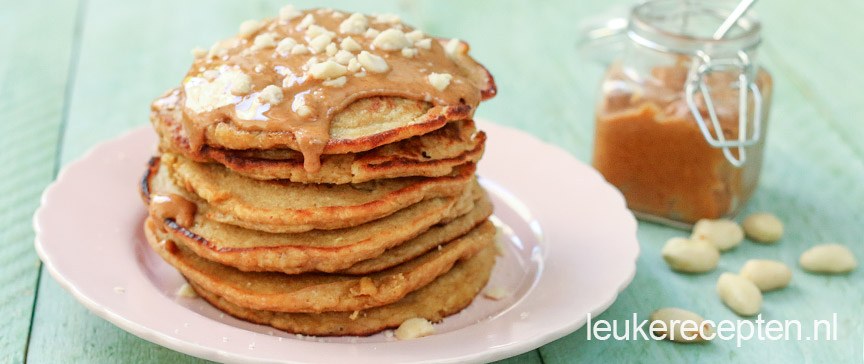 Pindakaas pannenkoekjes