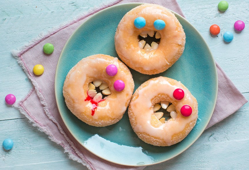 Griezelige donuts