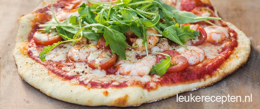 Pizza garnalen