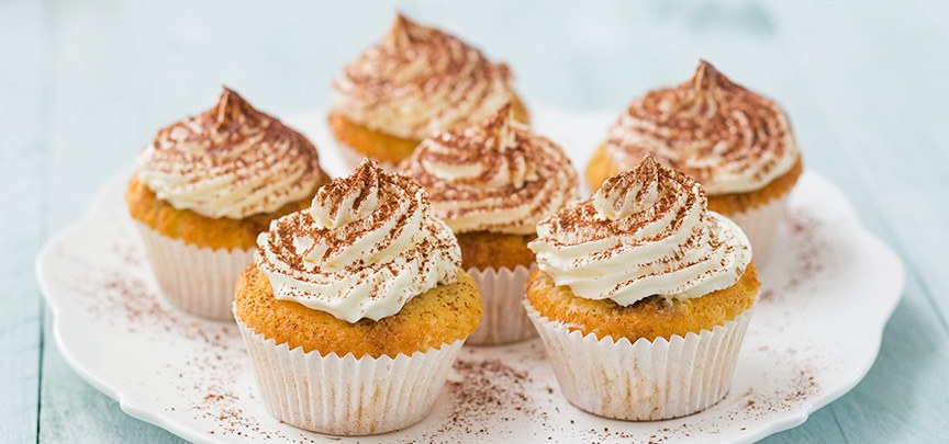 Heerlijke tiramisu cupcakes