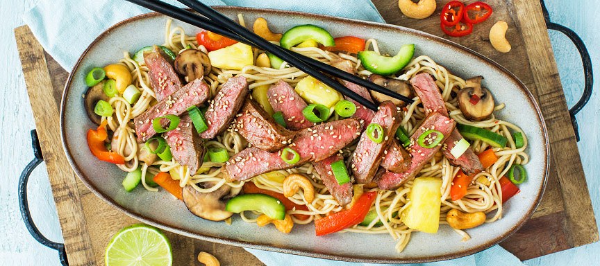 Heerlijke Thaise noedels met entrecote + 5 tips
