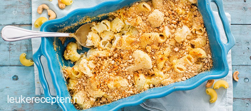 Pastaschotel met bloemkool