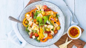 Spaanse pastasalade