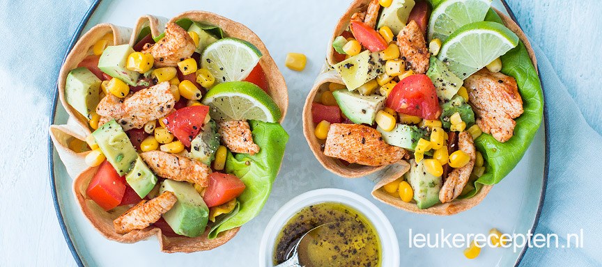 Mexicaanse tortilla salade