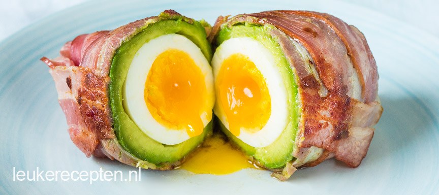 Avocado ei met spek