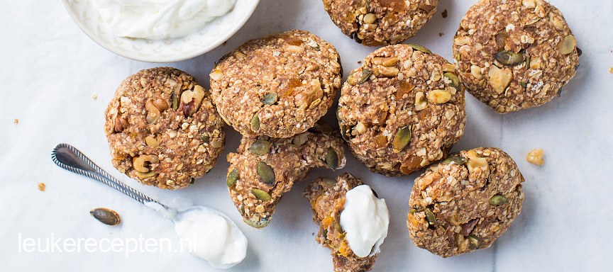 Ontbijtkoekjes met abrikoos