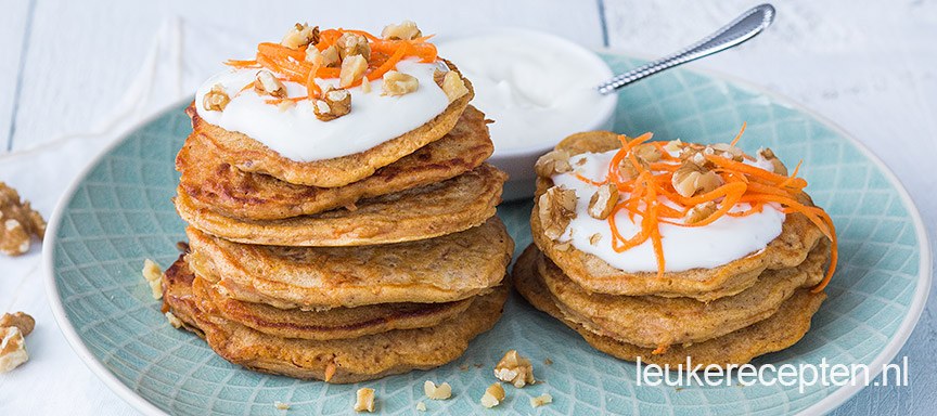 Carrot cake pancakes