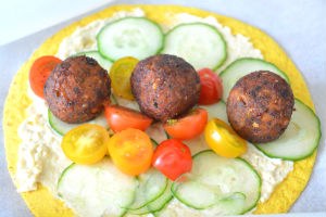 Falafel-Wraps www.leukerecepten.nl