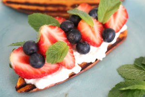 Zoete aardappel sandwich aardbei stap 2 www.leukerecepten.nl