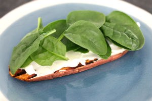 Zoete aardappel sandwich zalm www.leukerecepten.nl