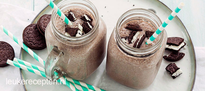 Oreo banaan milkshake