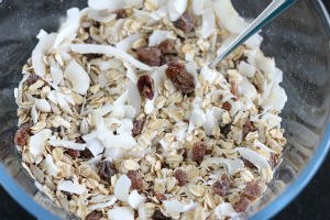 tropische granola www.leukerecepten.nl