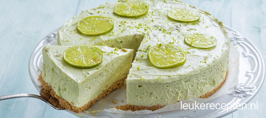 Limoen avocado cheesecake