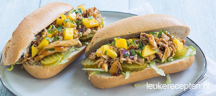 Broodje kip teriyaki