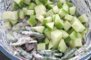 komkommersalade met appel www.leukerecepten.nl