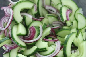 komkommersalade met appel www.leukerecepten.nl