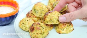 Courgette feta balletjes - www.leukerecepten.nl