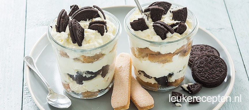 Oreo tiramisu met Baileys