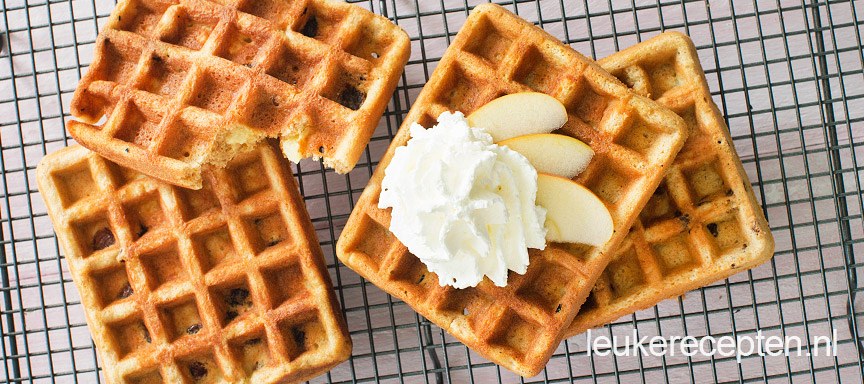 Appeltaart wafels