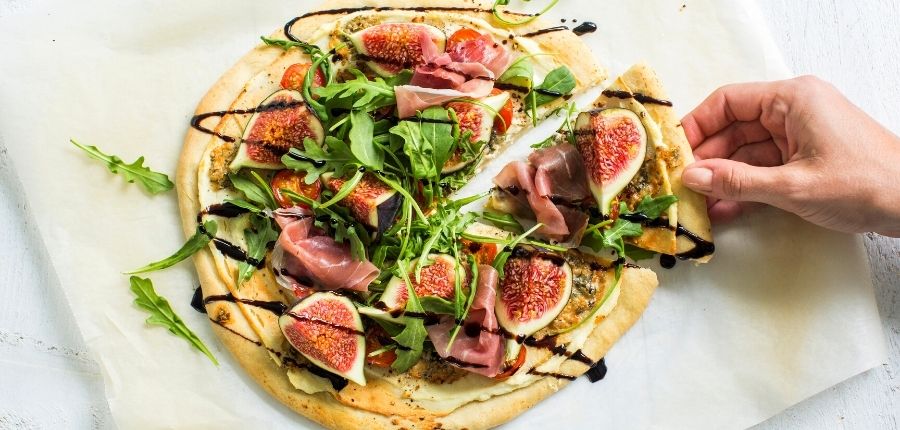 Pizza met vijgen