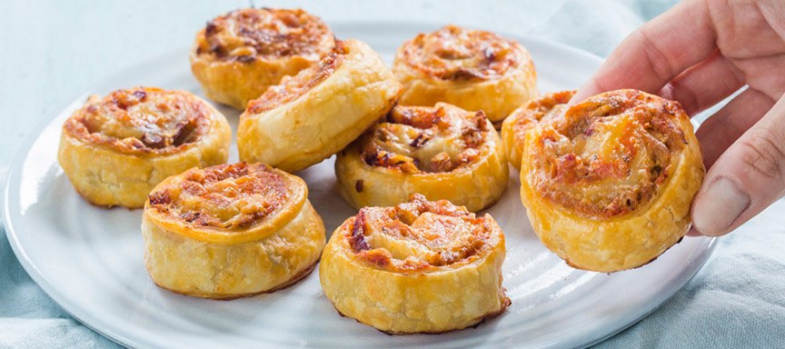 Pizzarolletjes met tonijn