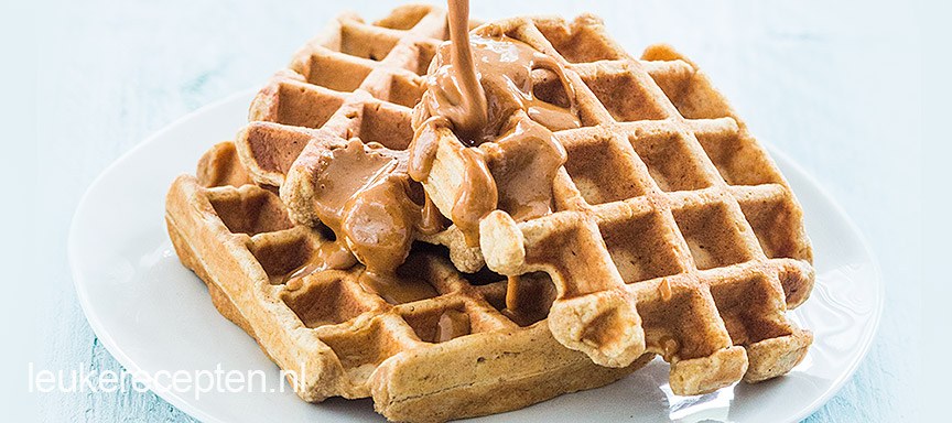 Pindakaas wafels